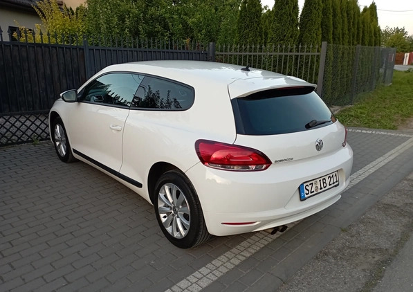 Volkswagen Scirocco cena 24500 przebieg: 188000, rok produkcji 2009 z Słomniki małe 497